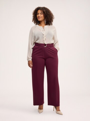Regular Pantalon Fiorella Rubino en rouge