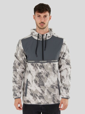 Fundango Fleecejacke 'Exodus Hybrid Jacket' in Grau