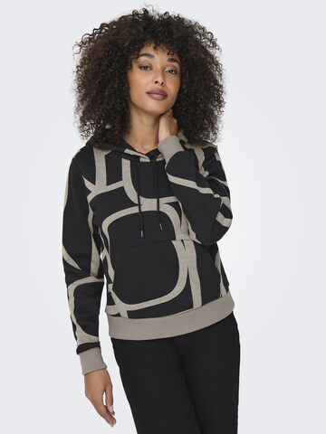 ONLY Sweatshirt 'ONLAudrina' in Schwarz
