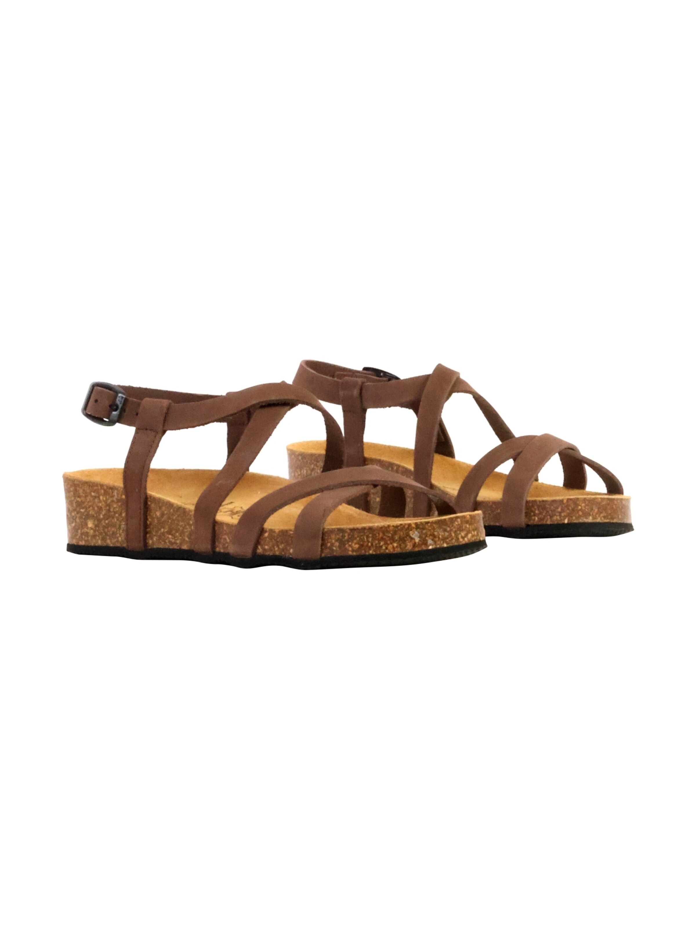 Sandalo 'Ledersandalen Noga Tahel Edge' di The Divine Factory in marrone