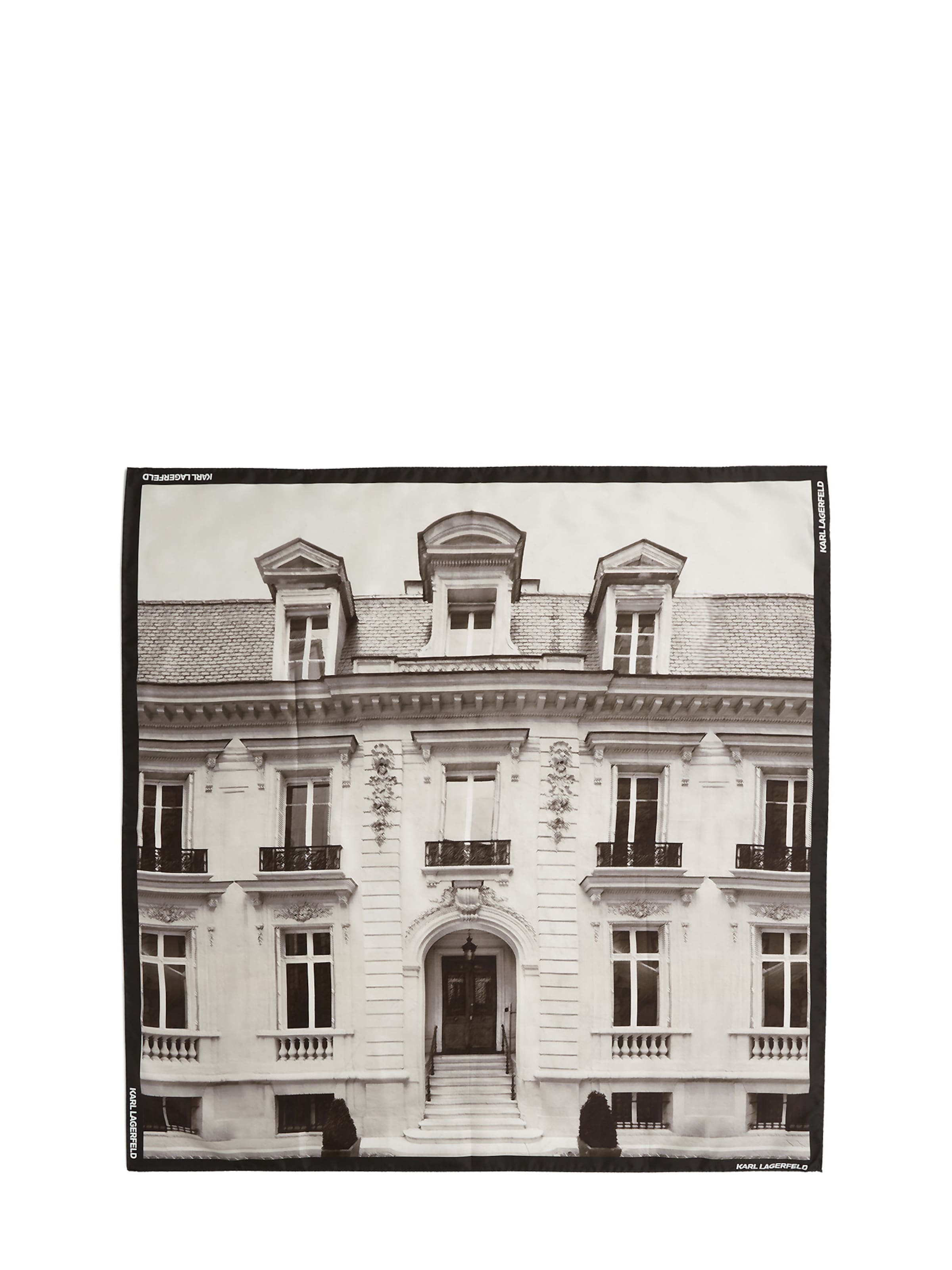 Karl Lagerfeld Foulard en crème / taupe, Vue avec produit