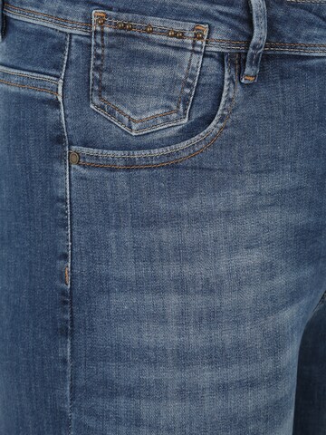 FREEMAN T. PORTER Slimfit Jeans 'Gaelle' in Blau