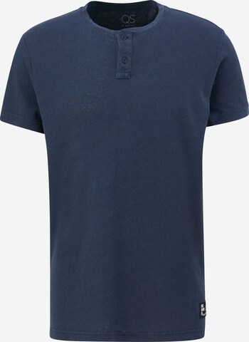 QS Shirt in Blauw: voorkant