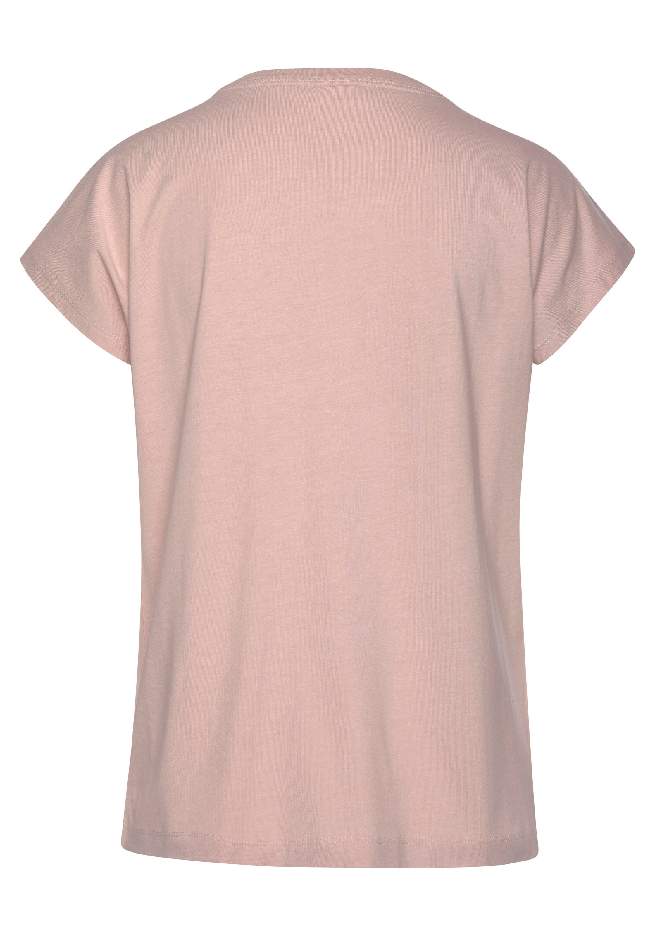 LASCANA Футболка для сна в Ярко-розовый