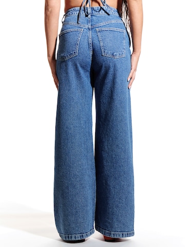Wide leg Jeans de la sry dad. co-created by ABOUT YOU pe albastru