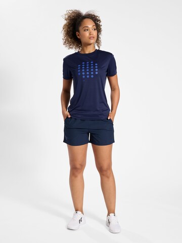 Hummel Functioneel shirt 'Court' in Blauw