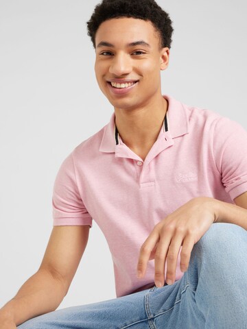 Superdry Poloshirt 'Classic' in Pink