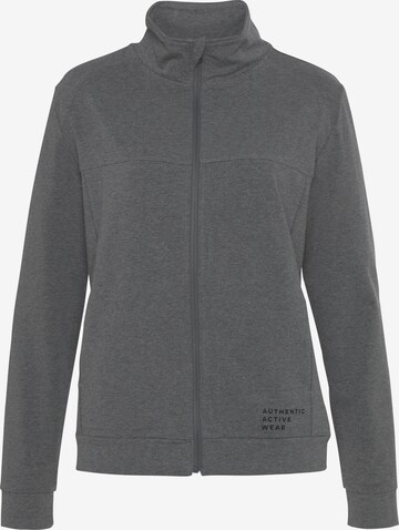 VIVANCE Sportsweatjacke in Grau: predná strana