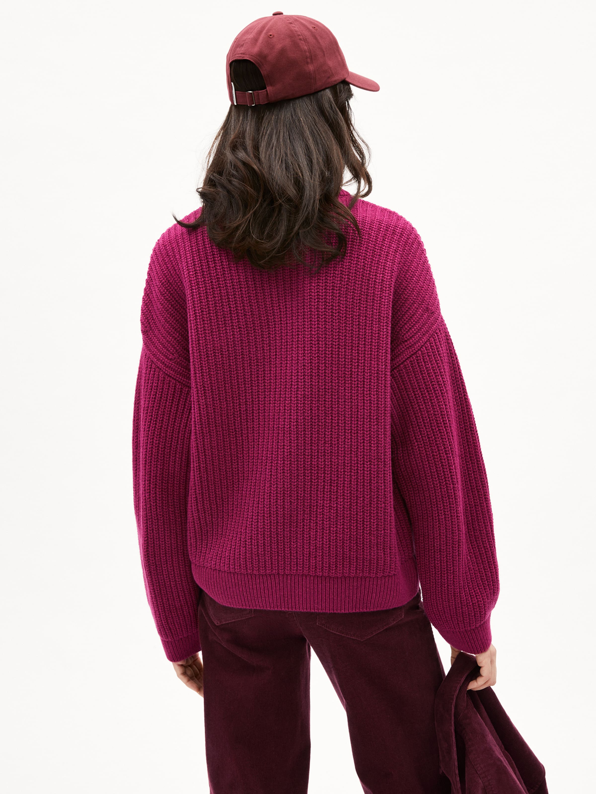 ARMEDANGELS Tröja 'Hilariaa' i lila: framsida