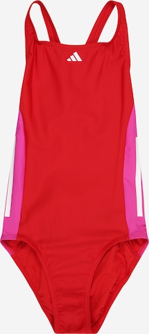 Maillot de bain de sport 'Cut 3-Stripes' ADIDAS PERFORMANCE en rouge : devant