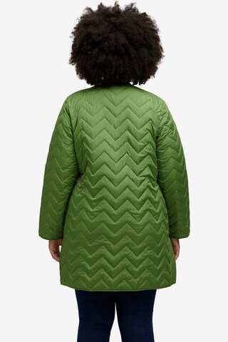 Ulla Popken Between-Season Jacket in Green