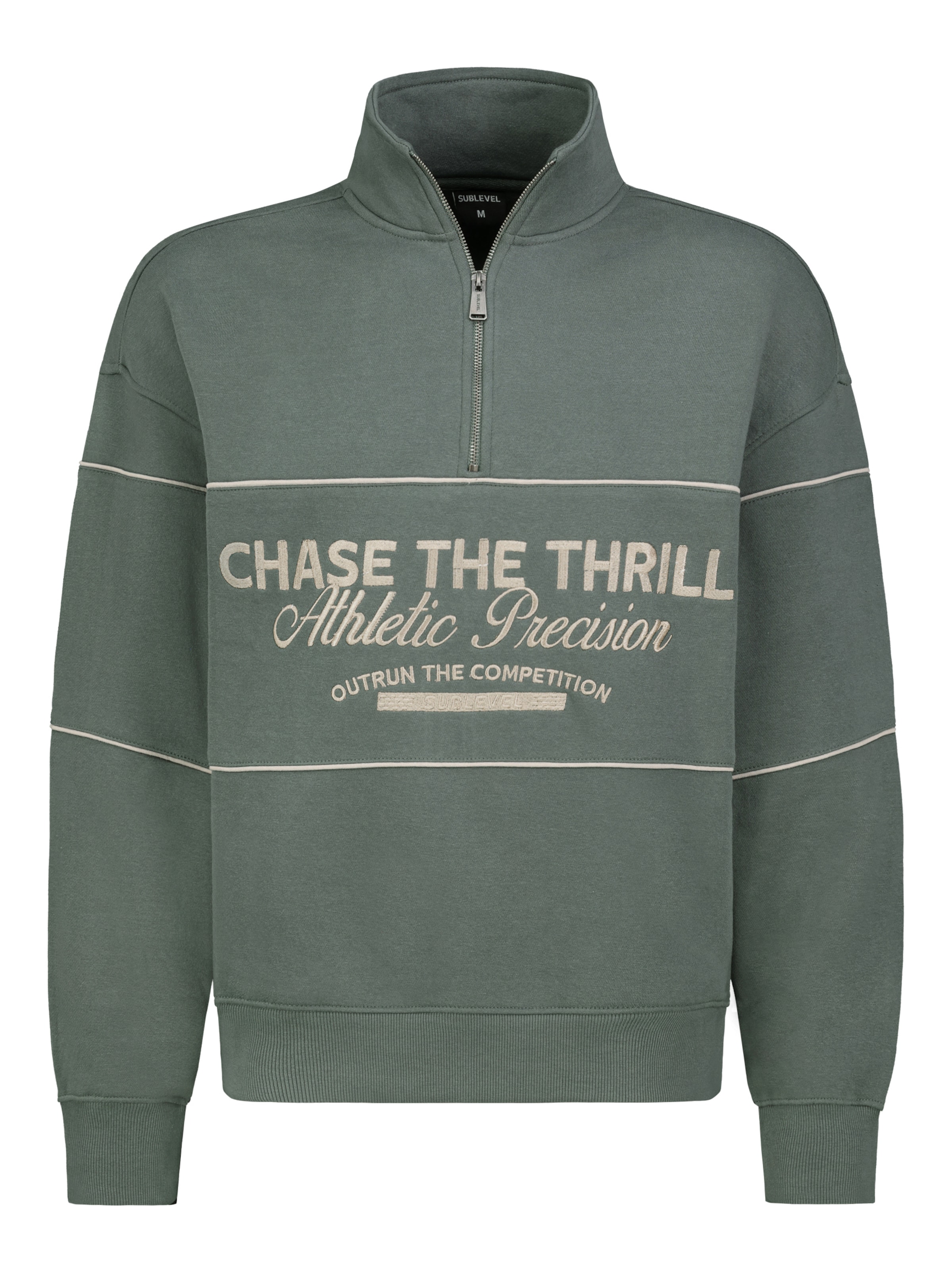 Sublevel Sweatshirt in Grün: Vorderseite