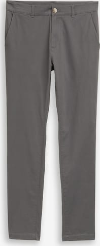 TOM TAILOR Панталон Chino в сиво: отпред