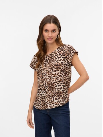 VERO MODA Blouse 'VMSALLIE' in Beige: front
