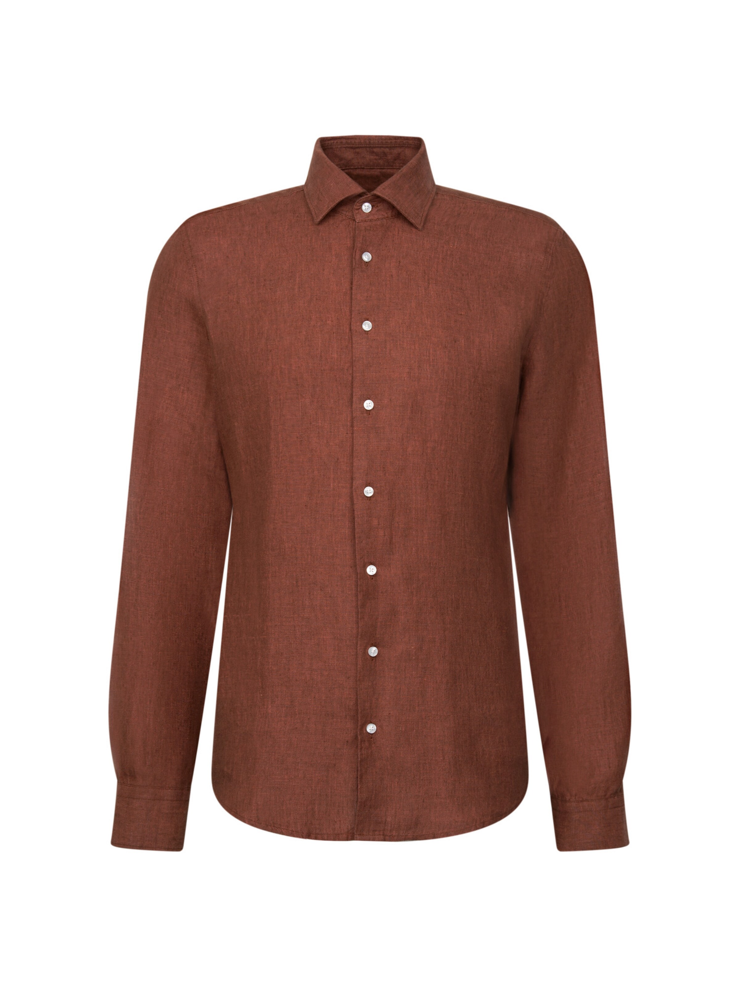 Chemise SEIDENSTICKER en marron : devant