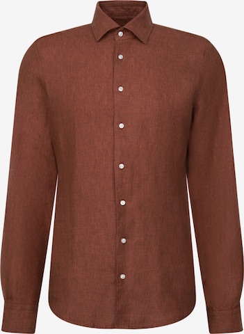 Chemise SEIDENSTICKER en marron : devant