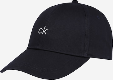 Șapcă de la Calvin Klein pe albastru: față