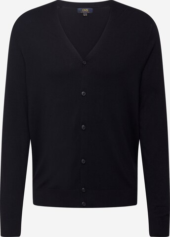 OVS Knit Cardigan in Black: front