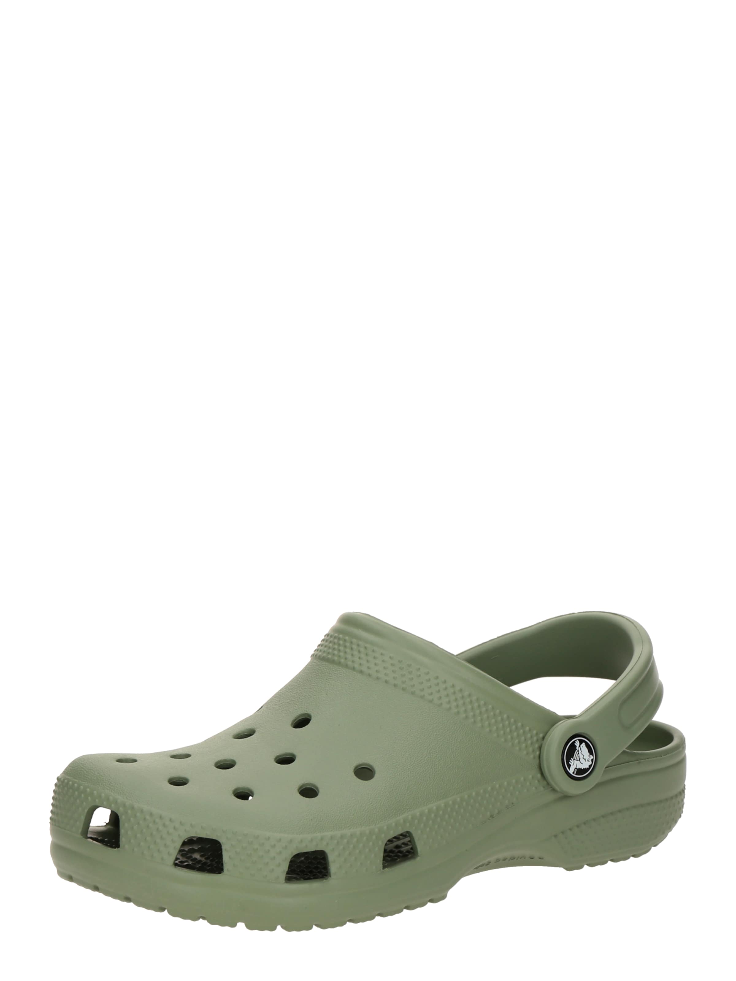 Crocs - Zapatos abiertos 'Classic' en verde: frente