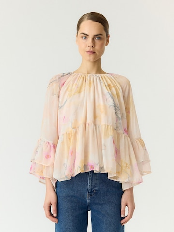 YAS Bluse 'YASBlomina' in Orange: Vorderseite