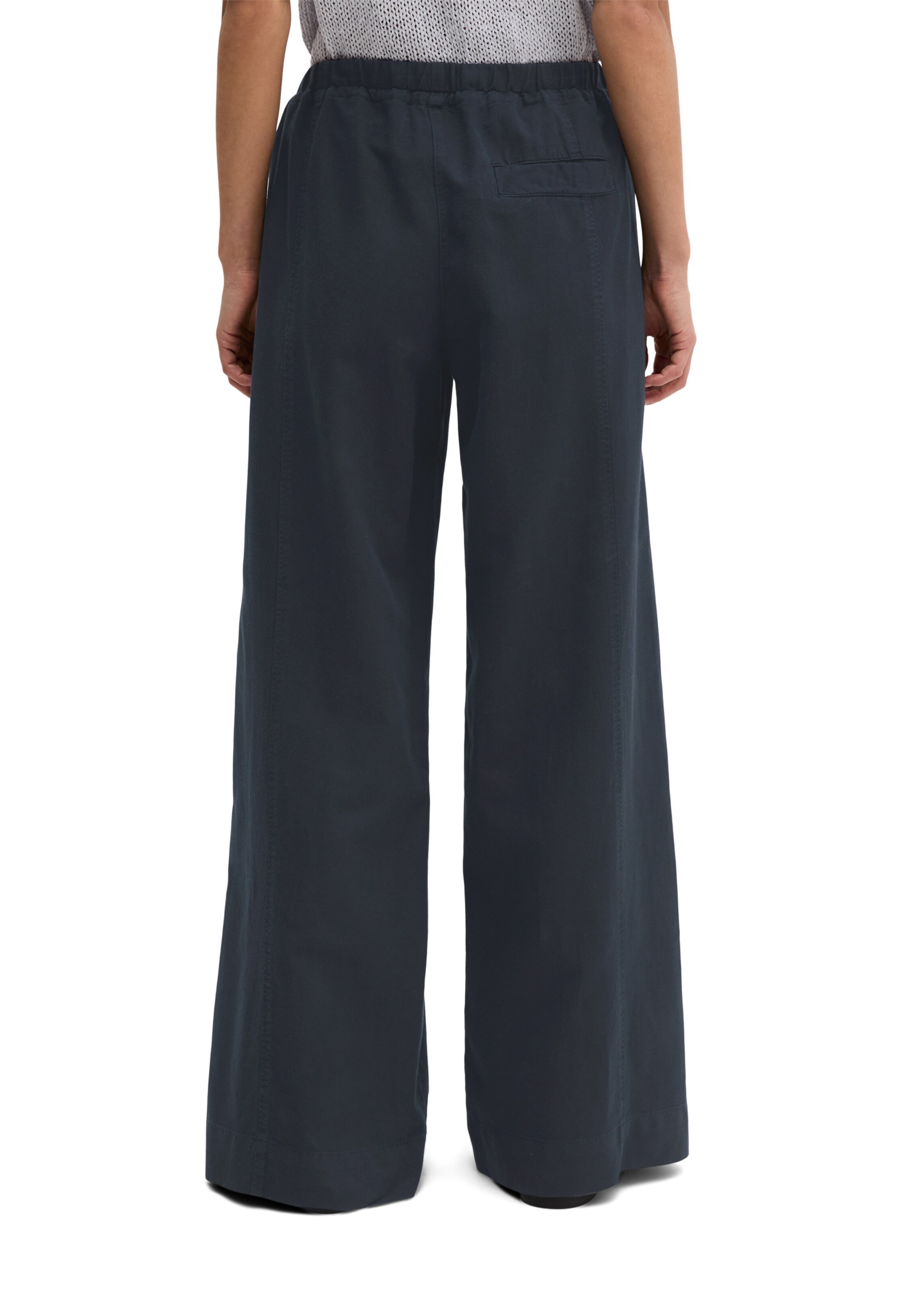 Marc O'Polo Wide leg Trousers in Blue