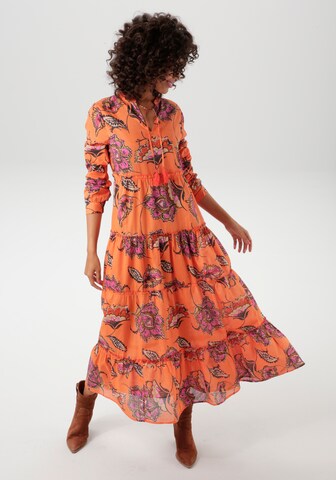 Aniston CASUAL Kleid in Orange