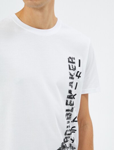 Koton T-Shirt in schwarz / weiß, Produktansicht