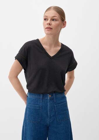 T-shirt s.Oliver en noir : devant