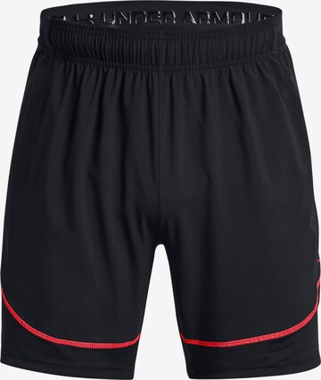 UNDER ARMOUR Athletic Pants in Black: front