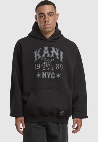 Karl Kani - Sudadera 'Western' en negro: frente