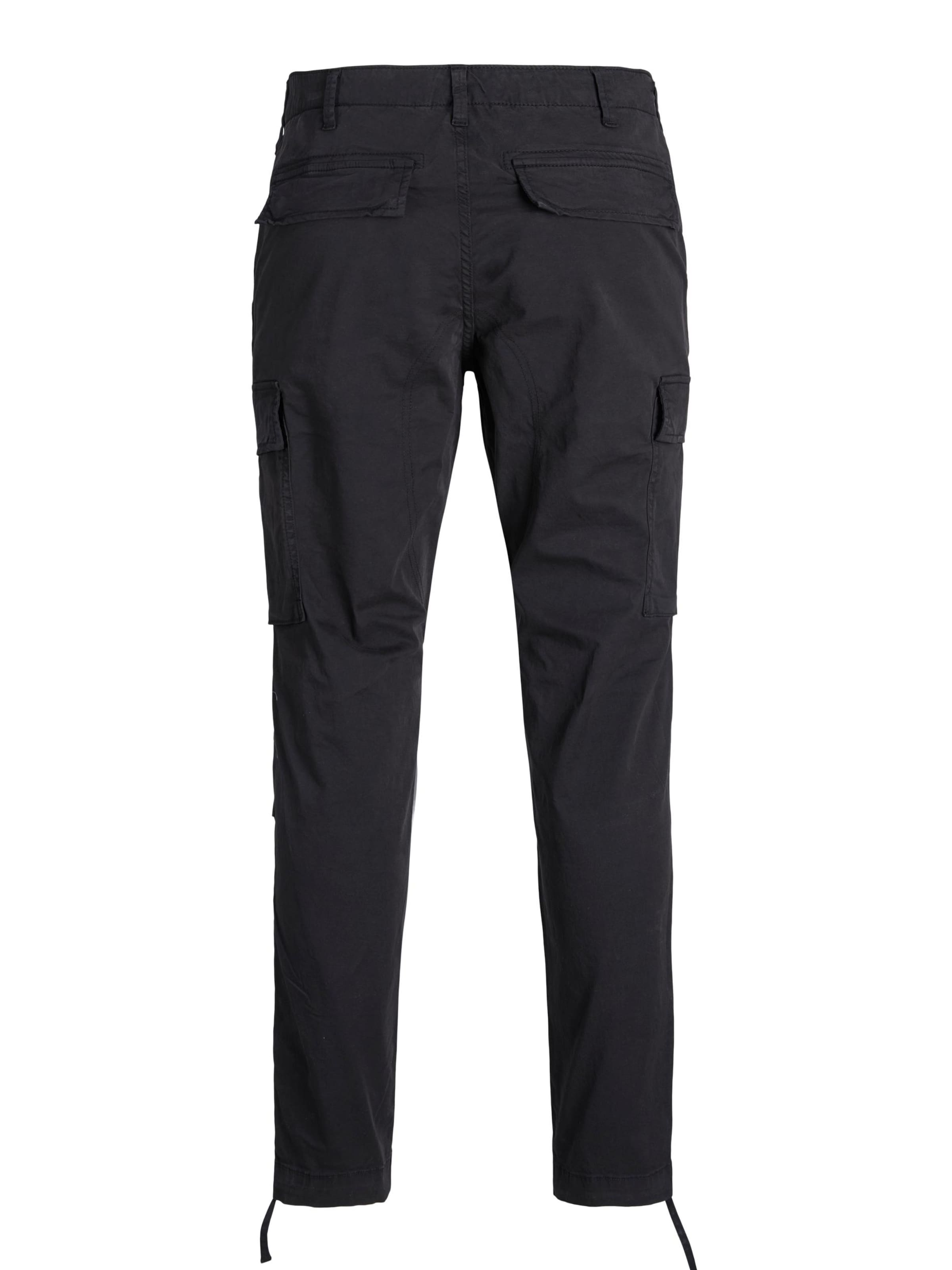 Effilé Pantalon cargo 'JPSTAce JJTucker' JACK & JONES en noir