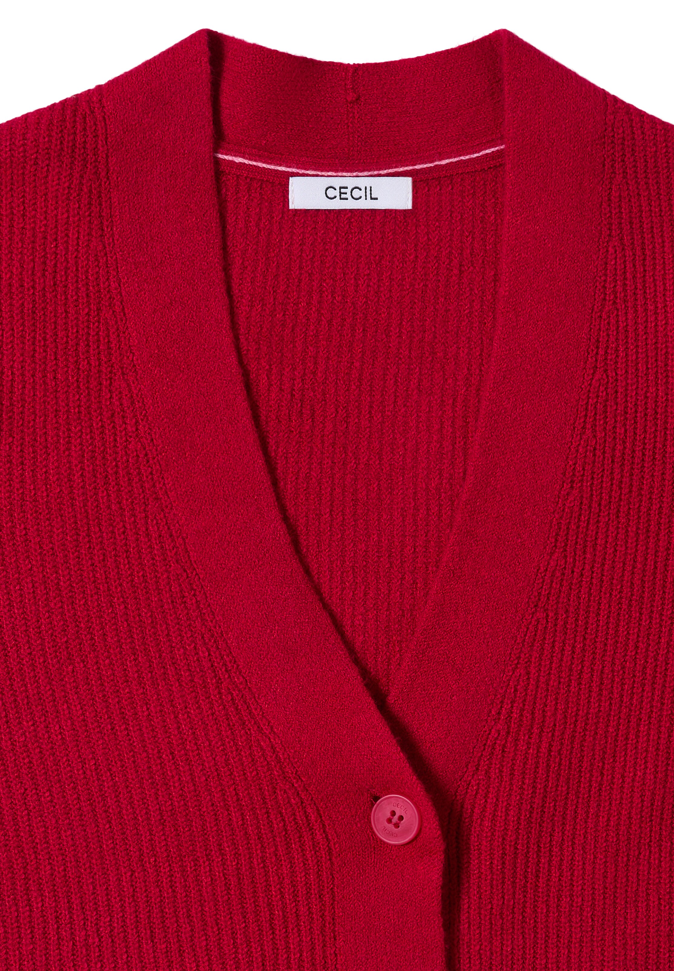 CECIL Knit Cardigan in Red