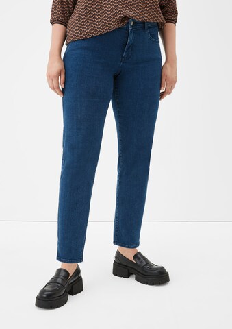 TRIANGLE Slimfit Jeans in Blau: Vorderseite