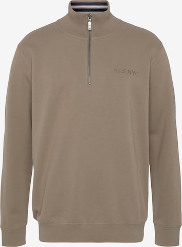 H.I.S Sweatshirt in Beige: front