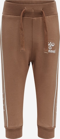 Hummel Regular Broek 'CASEY' in Bruin: voorkant