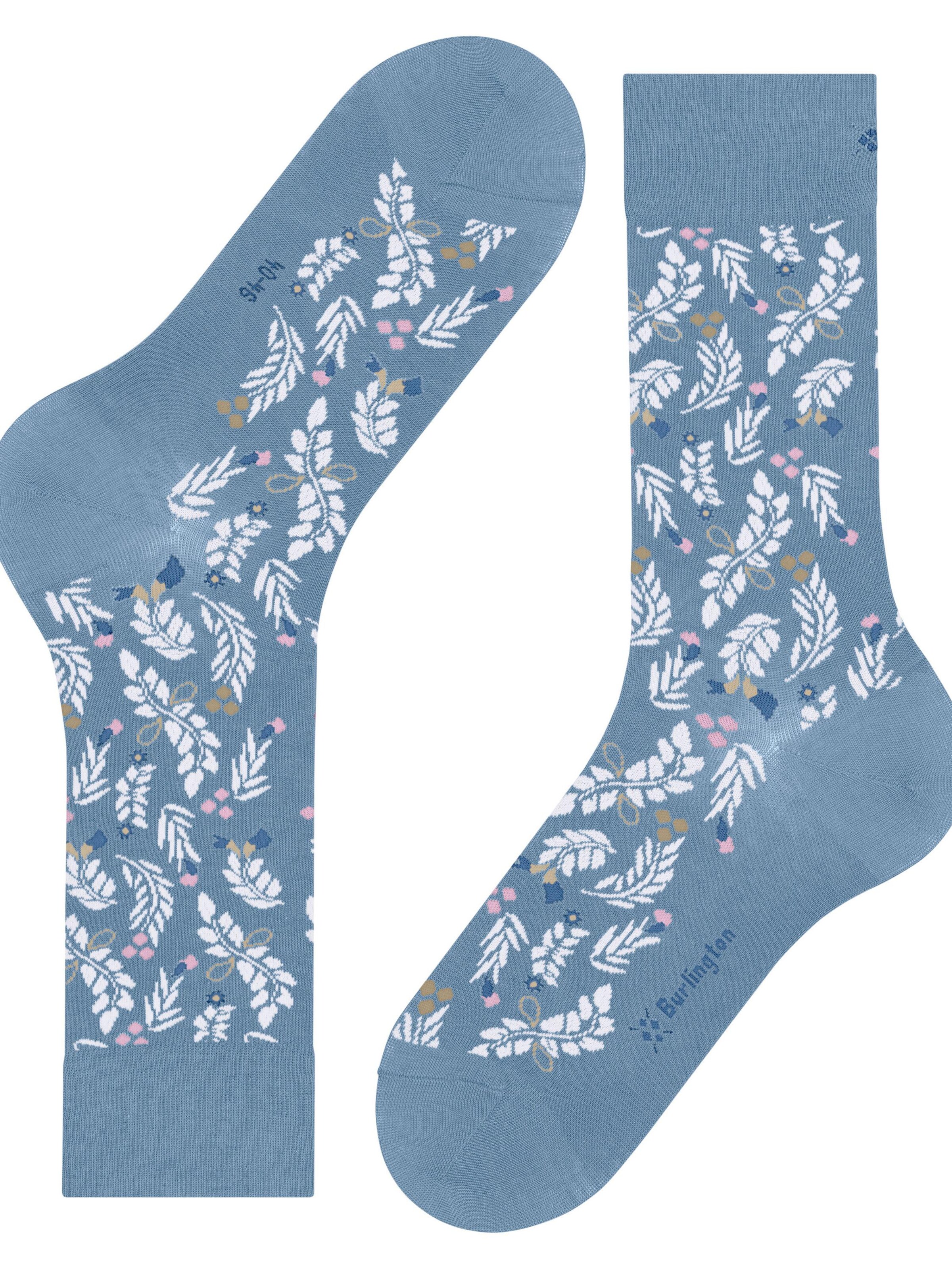 BURLINGTON Socken 'Bloomingday'‌‌‌‌‌‌‌‌ in Blau