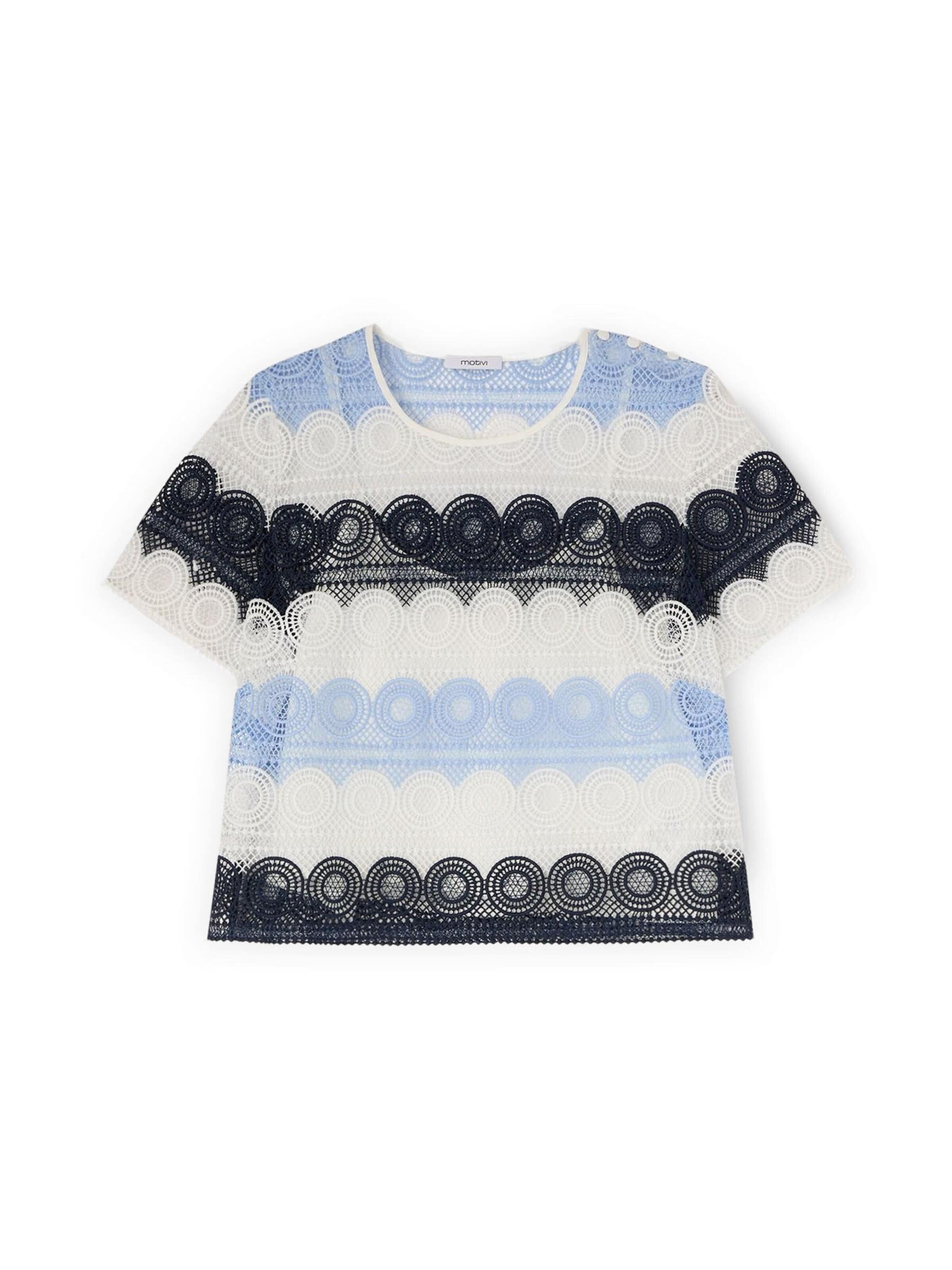 MOTIVI Bluse‌‌‌‌‌‌‌‌ in Blau: Vorderseite