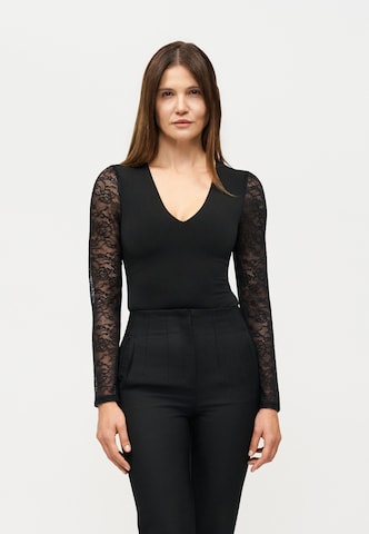Shirtbody Anna Field en noir : devant