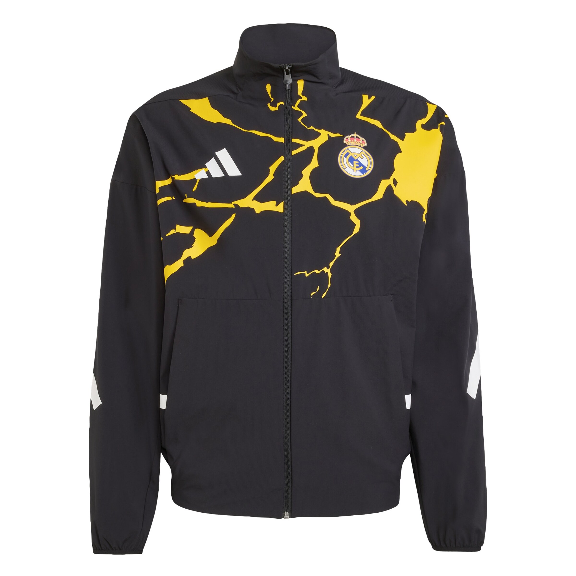 ADIDAS PERFORMANCE - Chaqueta deportiva 'Real Madrid Avengers Z.N.E. Anthem' en negro: frente