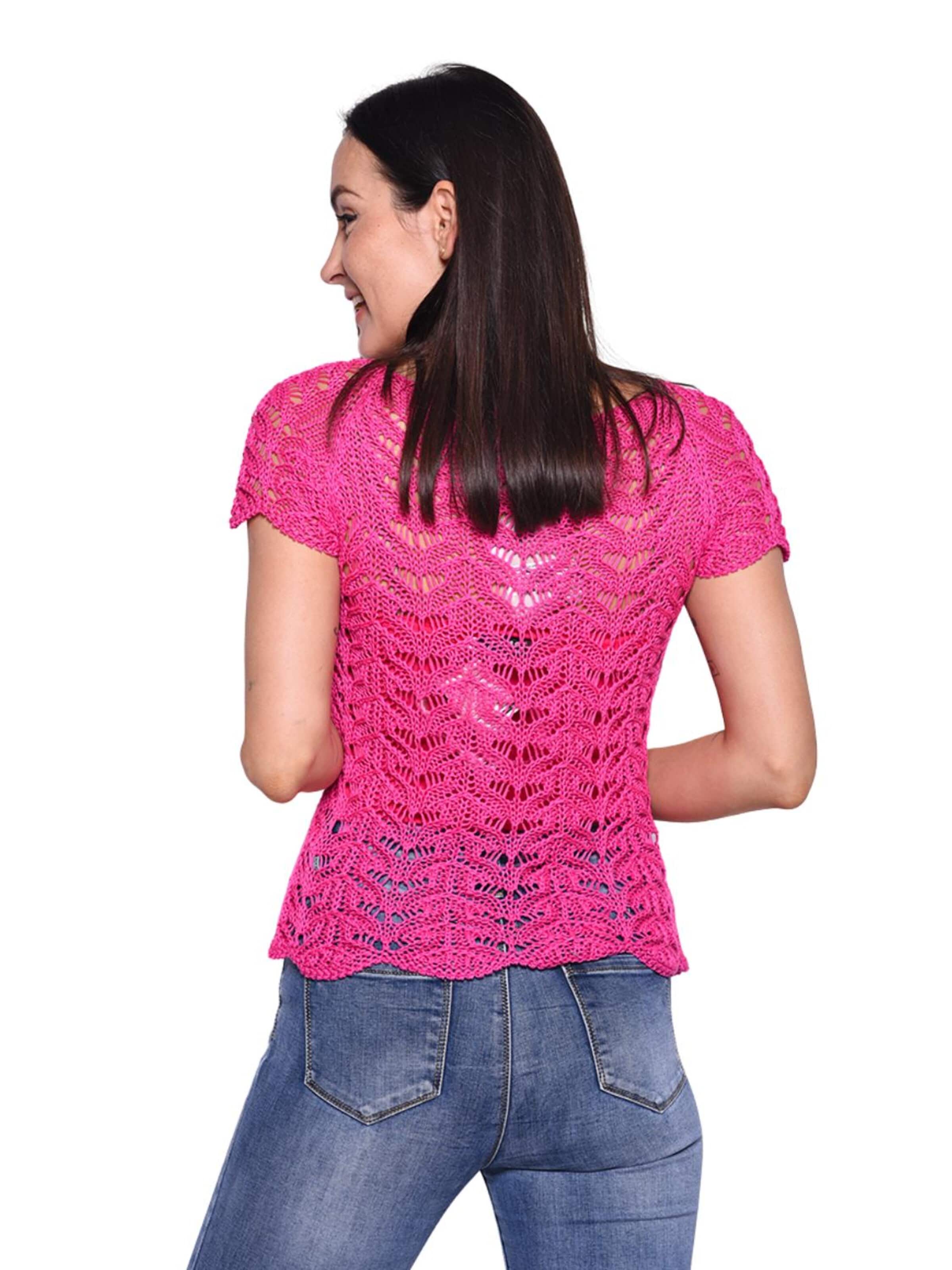 Süel knitwear Sticktop 'Twin Lace'‌‌‌‌‌‌‌‌‌ in Pink