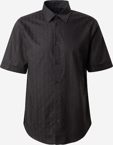 juoda ARMANI EXCHANGE Standartinis modelis Marškiniai: priekis