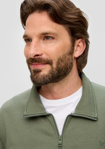 s.Oliver Sweatjacke in Grün