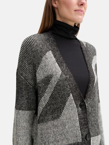 TOM TAILOR Strickjacke in Grau