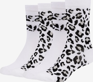 s.Oliver Socken 'Leo' in Weiß: Vorderseite