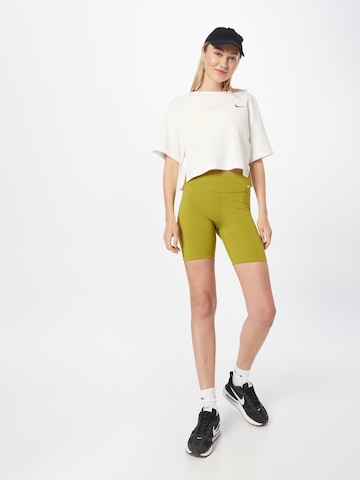 NIKE Skinny Sportovní kalhoty – žlutá