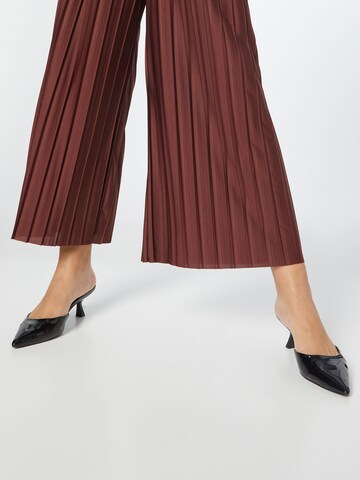 ABOUT YOU Wide Leg Hose 'Caren' in Braun