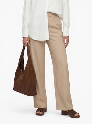 Regular Pantalon 'VIMIVO' VILA en beige : devant