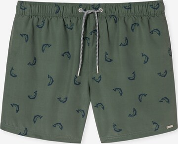 Shorts de bain ' Waterworld ' SCHIESSER en vert : devant