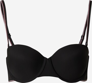 Invisible Soutien-gorge Tommy Hilfiger Underwear en noir : devant