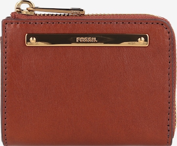 Porte-monnaies 'Liza ' FOSSIL en marron : devant